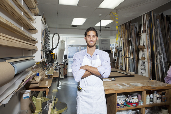 stolzer Handwerker