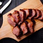 Fleisch Filet auf Brett